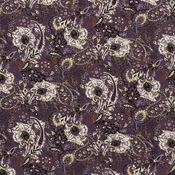 Viskose Jersey Blumen