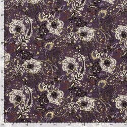 Viskose Jersey Blumen
