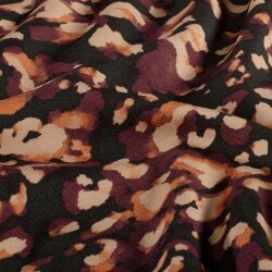 Romanit Jersey "Punta di Roma" Leotupfen - aubergine