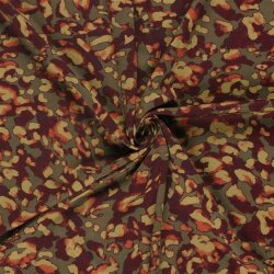 Romanit Jersey "Punta di Roma" Leotupfen - taupe
