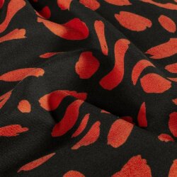 Romanit Jersey "Punta di Roma" Tupfen - orangerot