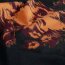 Romanit Jersey "Punta di Roma" verschwommene Blumen - dunkelgrau