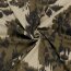 Romanit Jersey "Punta di Roma" verschwommene Blumen - hellbeige