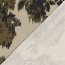 Romanit Jersey "Punta di Roma" verschwommene Blumen - hellbeige