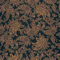 Romanit Jersey "Punta di Roma" Paisley - dunkelgrau
