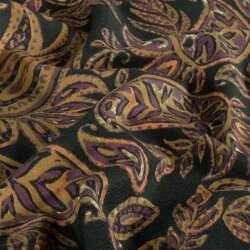 Romanit Jersey "Punta di Roma" Paisley - dunkelgrau
