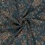 Romanit Jersey "Punta di Roma" Paisley - dunkelgrün