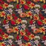 Romanit Jersey "Punta di Roma" Blumen - dunkelblau