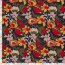 Romanit Jersey "Punta di Roma" Blumen - dunkelblau