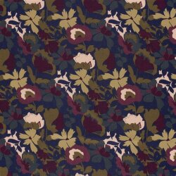 Romanit Jersey "Punta di Roma" Blumen- taupe