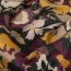 Romanit Jersey "Punta di Roma" Blumen - schwarz