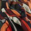 Romanit Jersey "Punta di Roma" bunte Streifen - koralle