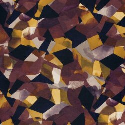 Romanit Jersey "Punta di Roma" Farbblöcke - ziegelrot