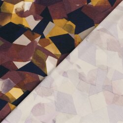 Romanit Jersey "Punta di Roma" Farbblöcke - ziegelrot