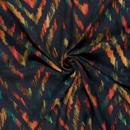 Viskose Popeline Abstract