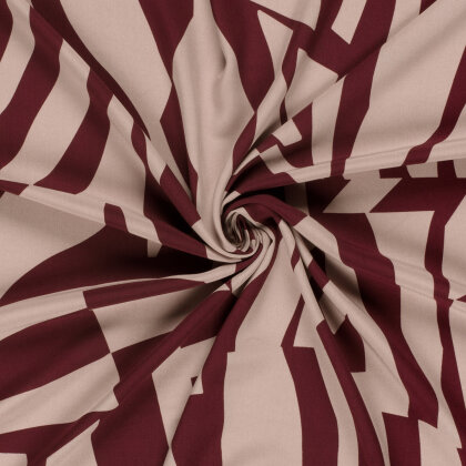 Viskose Popeline Abstract