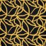 Viskose Nylon Ottoman Blätter - senfgelb