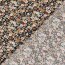 Viskose Nylon Ottoman Blumen