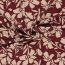 Viskose Nylon Jersey Twill Blumen