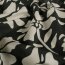 Viskose Nylon Jersey Twill Blumen - schwarz