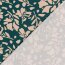 Viskose Nylon Jersey Twill Blumen