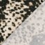 Viskose Nylon Jersey Twill wilde Tupfen - kamel