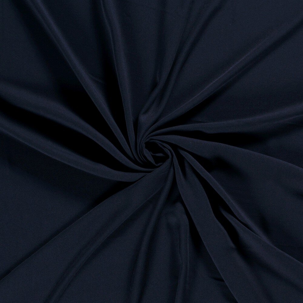 Viskose Twill Uni - dunkelblau