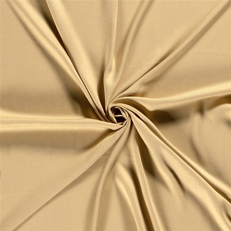 Viskose Twill Uni - sandgelb