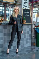 Viskose Twill Uni - schwarz