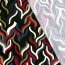 Viskose Twill kunstvolle Flechtstreifen - stahlblau