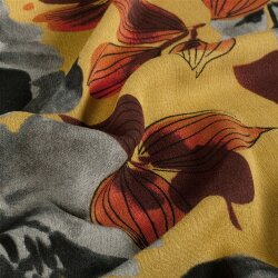 Viskose Crêpe Blumen
