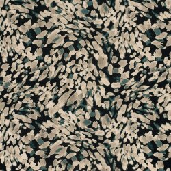 Viskose Nylon Crêpe kleine Kleckse - grün