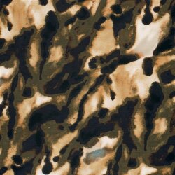 Viskose Nylon Crêpe Kleckse -