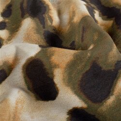 Viskose Nylon Crêpe Kleckse -