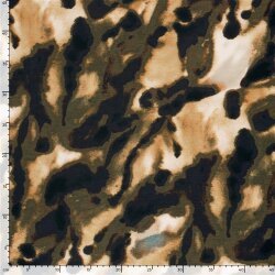 Viskose Nylon Crêpe Kleckse -