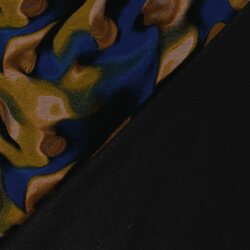 Polyester Viskose Mix Farbverlauf - indigo
