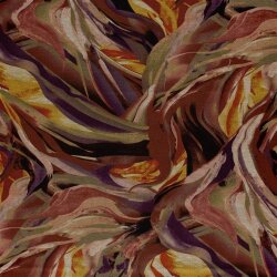 Polyester Viskose Mix Farbrausch - aubergine