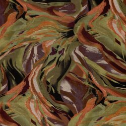 Polyester Viskose Mix Farbrausch - ziegelrot