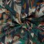 Polyester Viskose Mix gemalte Formen - grün