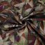 Polyester Viskose Mix gemalte Formen - ziegelrot