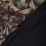 Polyester Viskose Mix gemalte Formen - ziegelrot
