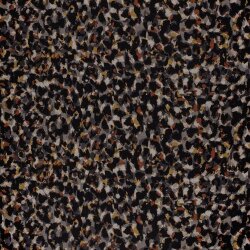 Polyester Viskose Mix Tupfen - ocker