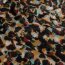 Polyester Viskose Mix Tupfen - dunkelgrün