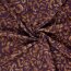 Polyester Viskose Mix Leolook - aubergine/rost