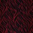 Polyester Viskose Mix Wellen Streifen - dunkelrot