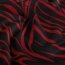 Polyester Viskose Mix Wellen Streifen - dunkelrot