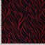 Polyester Viskose Mix Wellen Streifen - dunkelrot