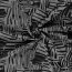 Polyester Viskose Mix Streifen Formen - schwarz