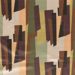 Wildleder Imitat eckige Formen - ocker