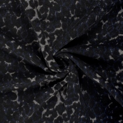 Jacquard gebürstet Leo - blau